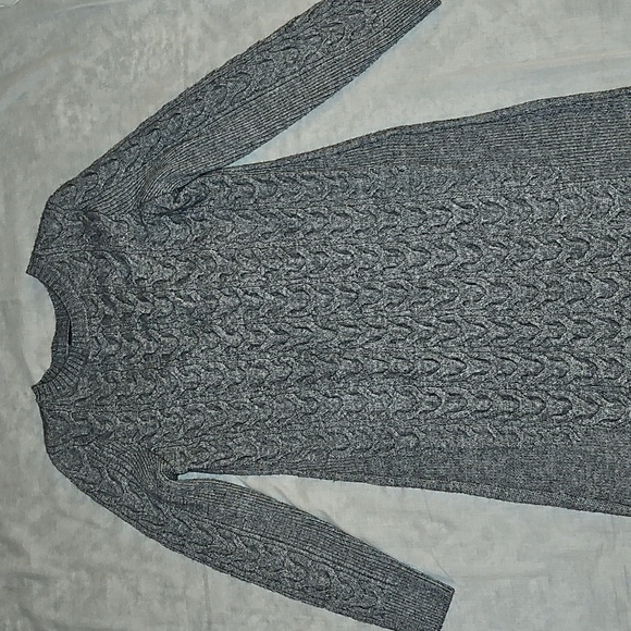 Alfani Cable-Knit Sweater Dress Large - Picture 3 of 11